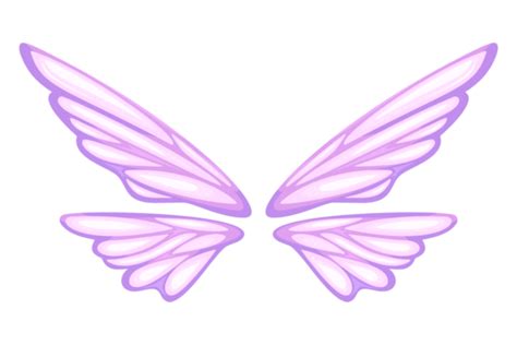 Magic Creature Wings. Cartoon Cute Fairy Graphic by smartstartstocker ...