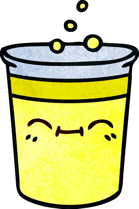 Quirky Hand Drawn Cartoon Cup Of Lemonade 11731021 Vector Art At Vecteezy