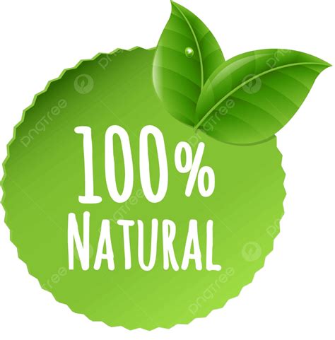 Natural Label Symbol Organic Label Illustration Vector Symbol Organic