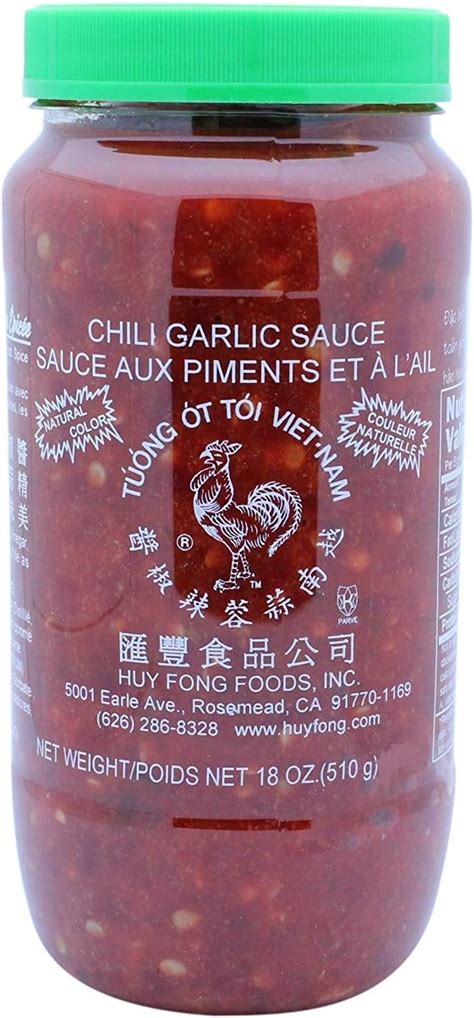 Huy Fong Chili Garlic Sauce 481ml Amazonca Grocery And Gourmet Food