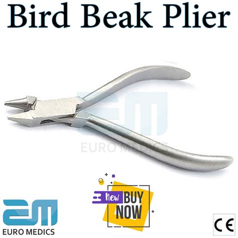 Dental Tooth Extraction Forceps Bird Beak Plier Iris Scissor Needle