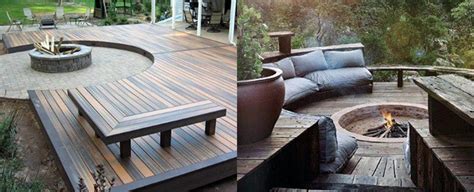 Top 50 Best Deck Fire Pit Ideas Wood Safe Designs