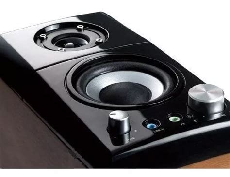 Parlantes Genius Mod Sp Hf 500a 2 0 14w Rms Madera 2 Vias En Venta En