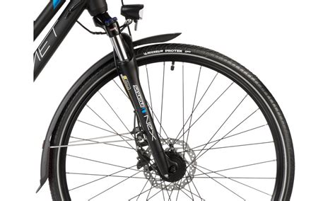 Dviratis Romet Gazela 5 1 28 2023 Black Sky Blue Bikko Lt