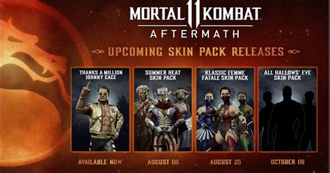 Mortal Kombat 11 Aftermaths All Hallows Eve Skin Pack Adds A Teen