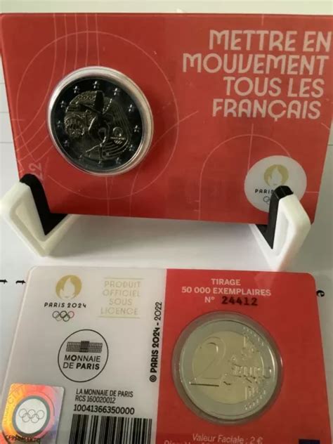 Pi Ce Comm Morative Euro France Coincard J O Version