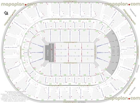 Bridgestone Seating Chart With Rows Di 2020