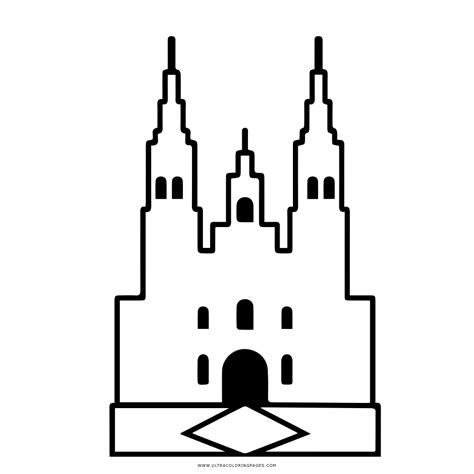 Dibujo De Catedral Para Colorear Ultra Coloring Pages Images And