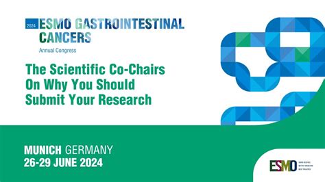 Esmo Gastrointestinal Cancers Congress 2024 Submit Your Research Youtube