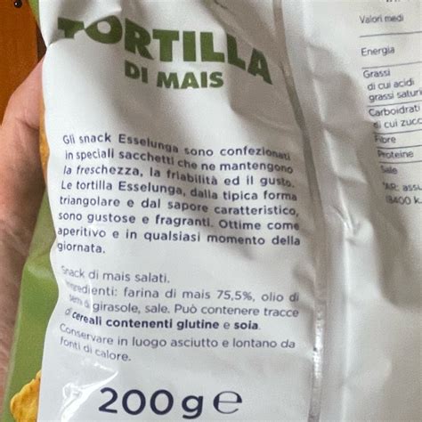 Avalia Es De Tortilla Di Mais Da Esselunga Bio Abillion