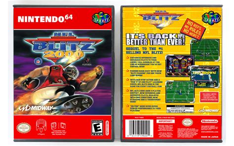 Gaming Relics Nintendo 64 Nfl Blitz 2000