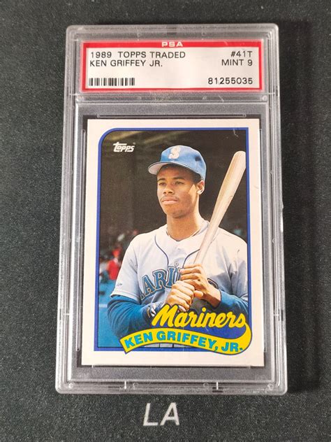 【LA拍卖】1989 Topps Traded Ken Griffey Jr. 肯 小葛瑞菲 西雅图水手 最有价值球员奖 美联银棒奖 美联金 ...