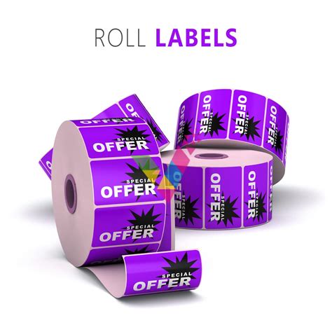 Roll Labels | vivepackaging.com