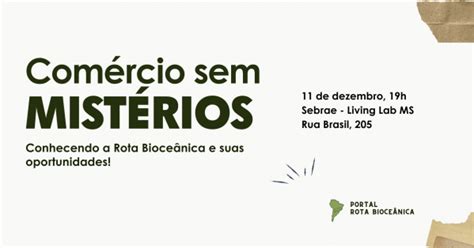 Rcio Sem Mist Rios Conhecendo A Rota Bioce Nica E Suas