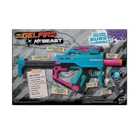 NERF Pro Gelfire X MrBeast Motorized Gel Blaster Blaster Time