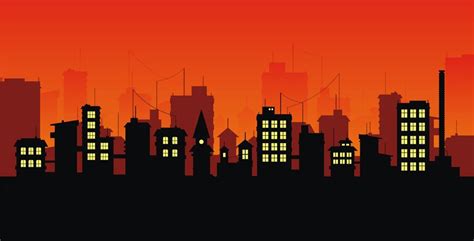 City Skyline Illustration backdrop - Mybackdrop.co.uk