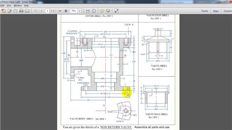 Non Return Valve Cad Block Printable Online