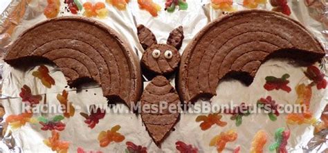 Superbe gâteau chauve souris Anniversaire halloween Gateau rigolo