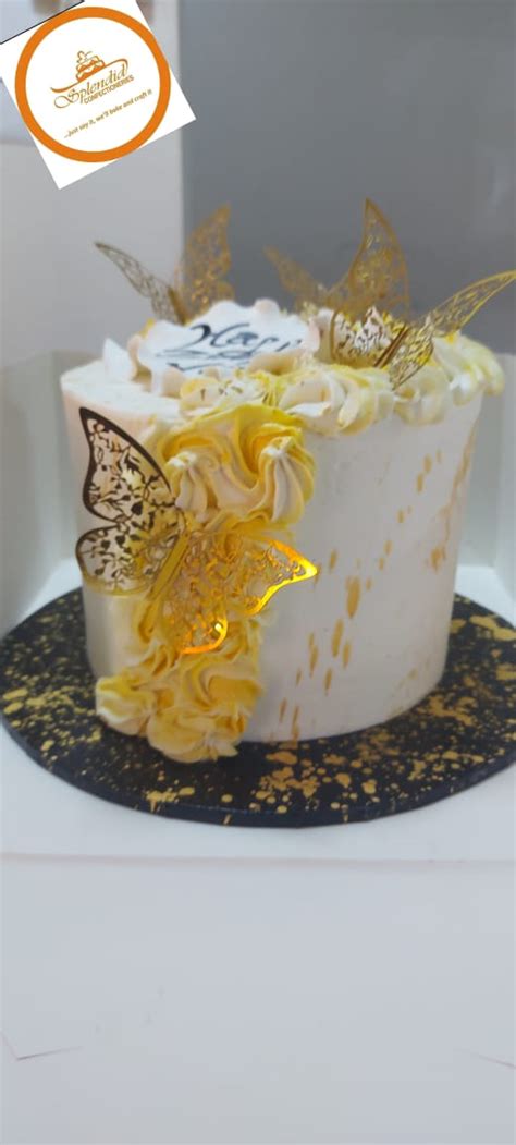 Golden Butterfly Splendid Cake Store