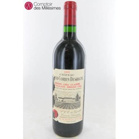 Château Grand Corbin Despagne 1990 Saint Emilion Grand Cru Prix