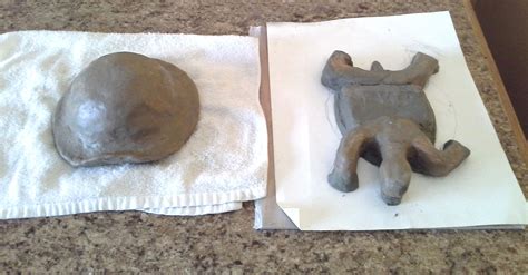 Turtle 1 Clay Mold Of Turtle For Vacuum Forming Body Will Have To Be