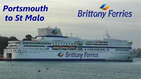 Brittany Ferries MV Pont Aven Portsmouth To St Malo YouTube