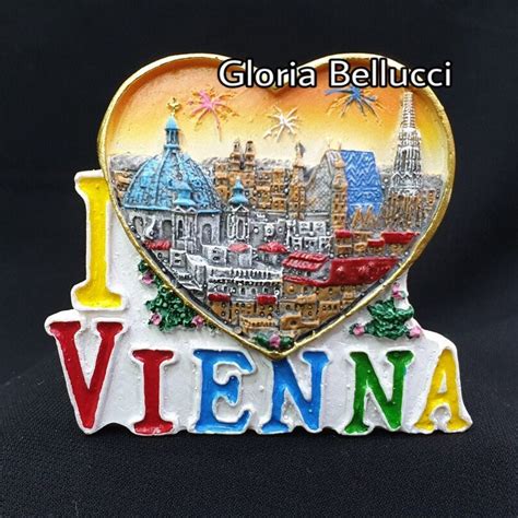 Fridge Magnet Austria Salzburg Vienna Landmark Icon Mozart Cow 3D