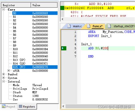 Keil Mdk 中stm32c语言与汇编语言混编stm32怎么在c语言中插入汇编语句 Csdn博客