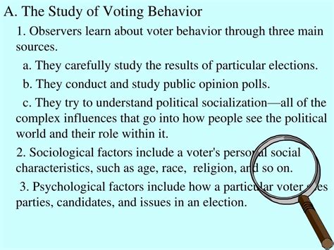 Ppt American Government Chapter 6 Voters And Voter Behavior