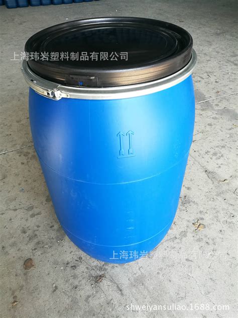 200l塑料桶法兰桶化工桶大口桶抱箍桶耐酸碱hdpe桶厂家直销160l 阿里巴巴