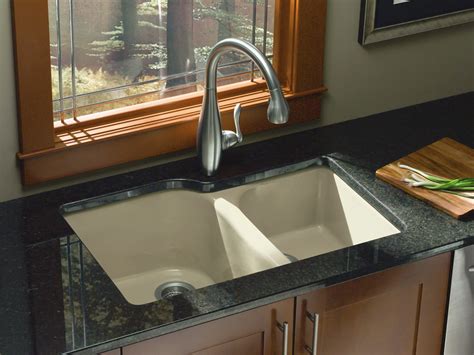 K-5931-4U-0 | Executive Chef™ 33" undermount double-bowl kitchen sink
