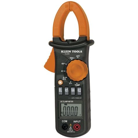 Klein Tools Ac Digital Clamp Meter With Temperature Cl The