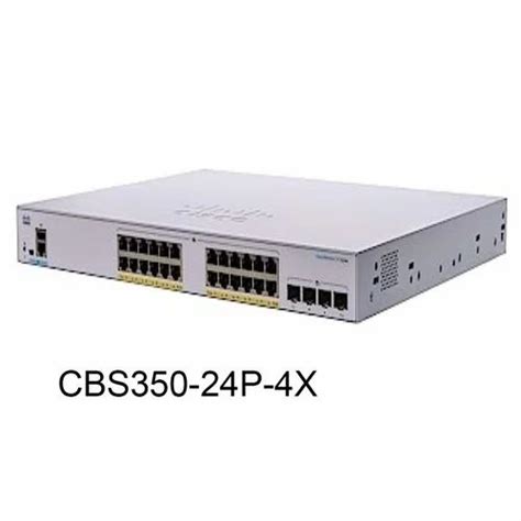 Cisco Business CBS350 24P 4X Network Switch LAN Capable White At Rs