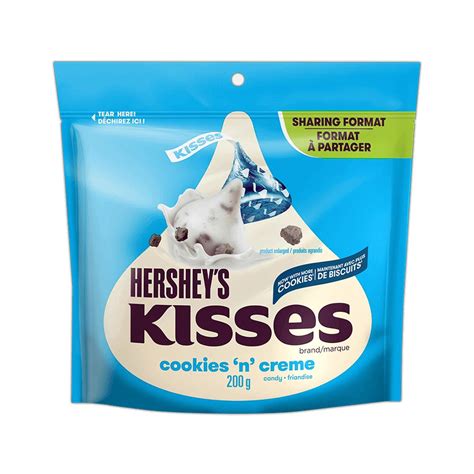 Friandise HERSHEY S KISSES COOKIES N CREME 200 G