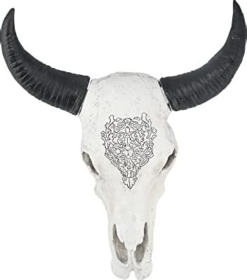 Amazon Long Horn Cow Skull Wall Hanging Faux Longhorn Skull Faux