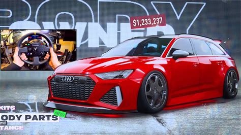 Audi Rs6 V10 Widebody Wagon Customization Pvp First Impressions On Wheel Youtube