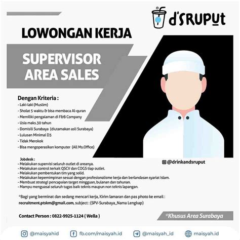 Supervisor Area Sales Atmago