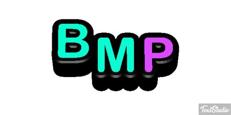 Bmp Word Animated  Logo Designs