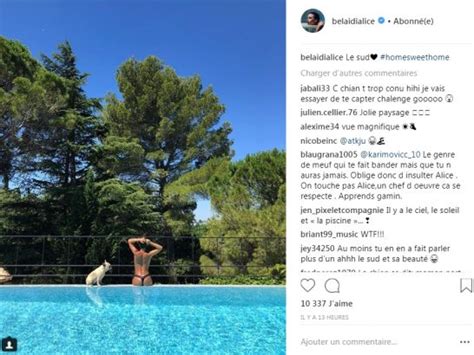 PHOTO C est hot Alice Belaïdi pose topless et en string sur Instagram Closer