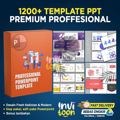 Jual Template Powerpoint Profesional Minimalis Dan Simple Untuk Mahasiswa Praktisi Atau