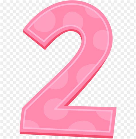 Pink Number 2 Png Transparent With Clear Background Id 119348 Toppng