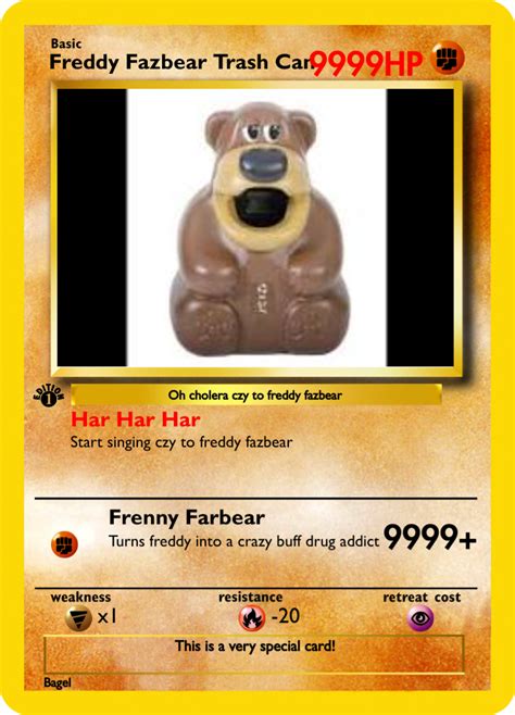 Freddy Fazbear Trash Can - PokeCardMaker