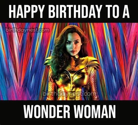 Wonder Woman Birthday Memes Birthday Nest