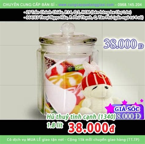Dodunggiadinh Hủ Thuỷ Tinh Cạnh 1800ml Lọ Thủy Tinh Hủ Thủy Tinh Giá