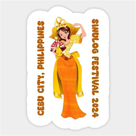 Sinulog Festival Cebu Sticker Teepublic