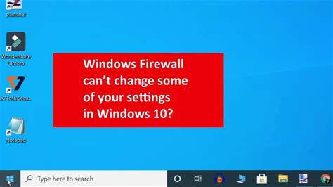 Fix Windows Firewall Cant Change Settings In Windows 10 Youtube