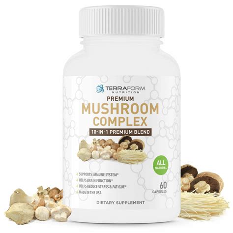 Premium Mushroom Complex Powerful Mushroom Supplement