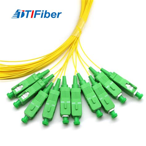 FTTH LC SC ST FC PC UPC APC Single Mode Fiber Pigtails Simplex