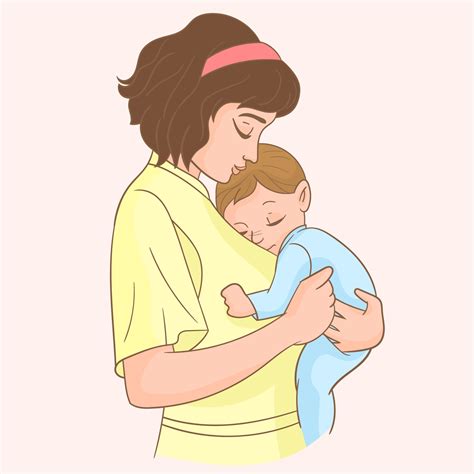 Mother With Her Baby 1967201 Vector Art At Vecteezy