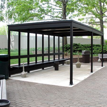 Pergola smoking shelter - The Bike Storage Company